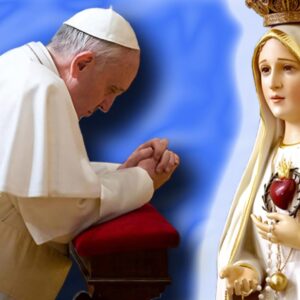 Papa Francisco e Nossa Senhora de Fátima