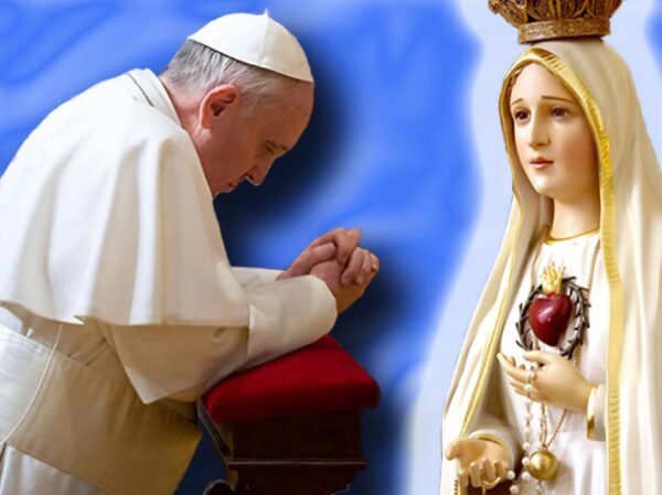 Papa Francisco e Nossa Senhora de Fátima