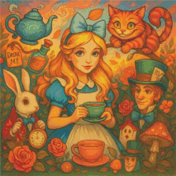 🫖✨ Alice's Enchanted Tea Party - Image 2