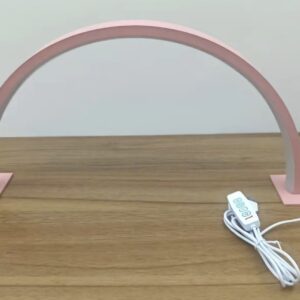 Lâmpada de mesa semi-circular de 42cm