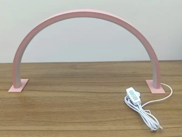 Lâmpada de mesa semi-circular de 42cm