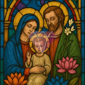 ⛪ Stained Glass Nativity