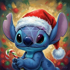 👹 Santa Stitch Sparkle