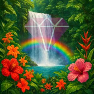 🌈Rainbow Falls Paradise
