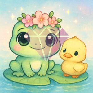 🐸Springtime Pond Friends