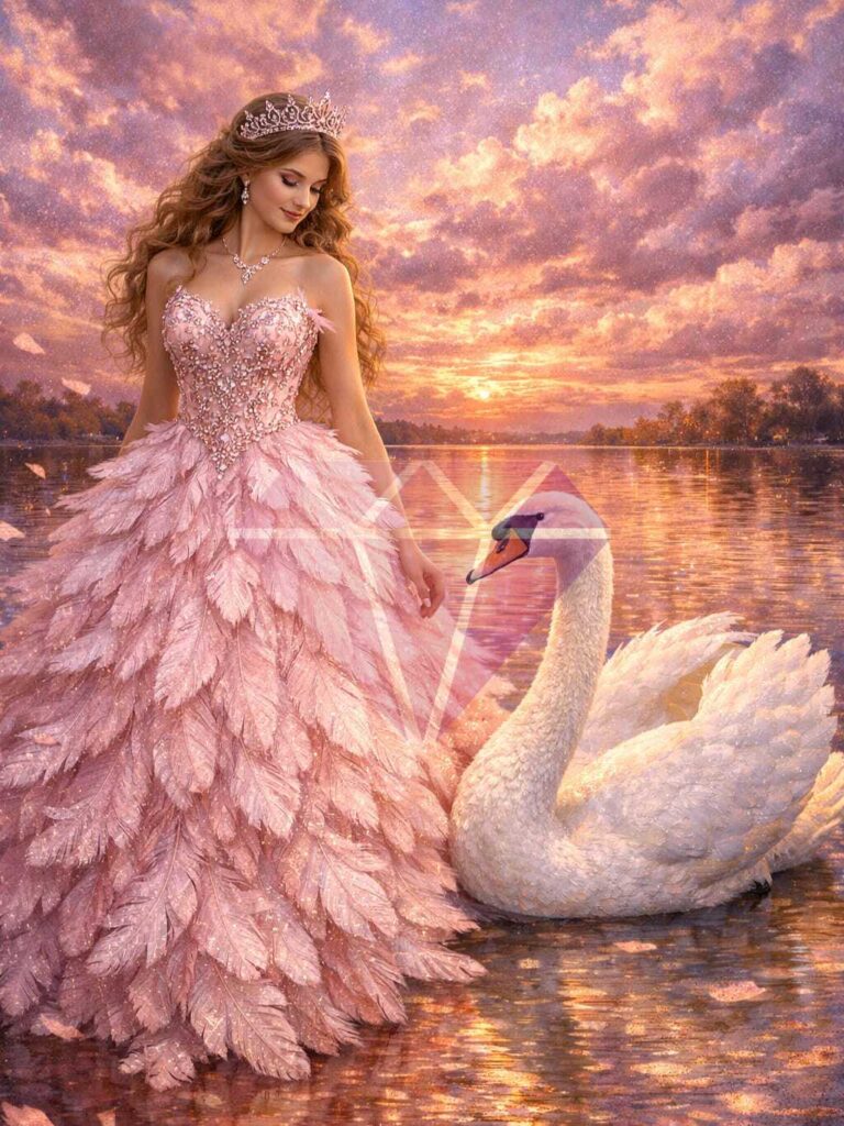 🦢The Swan of Blushing Skies