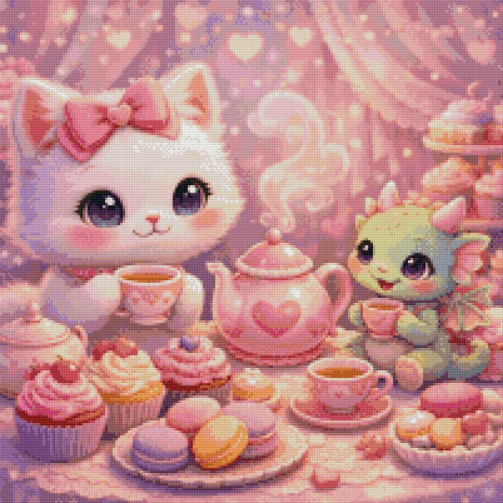Kitten & Dragon Tea Party - Image 3