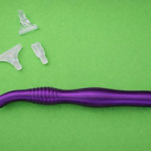 Caneta curva com 4 pontas de plástico