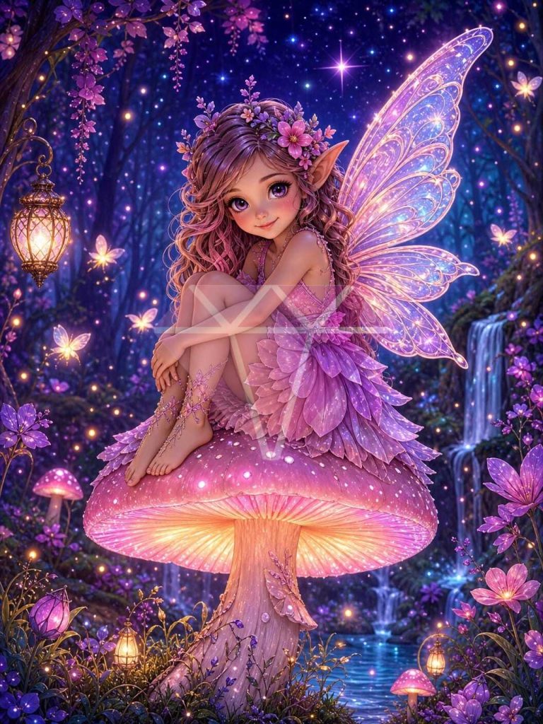 Lavender Glow Fairy