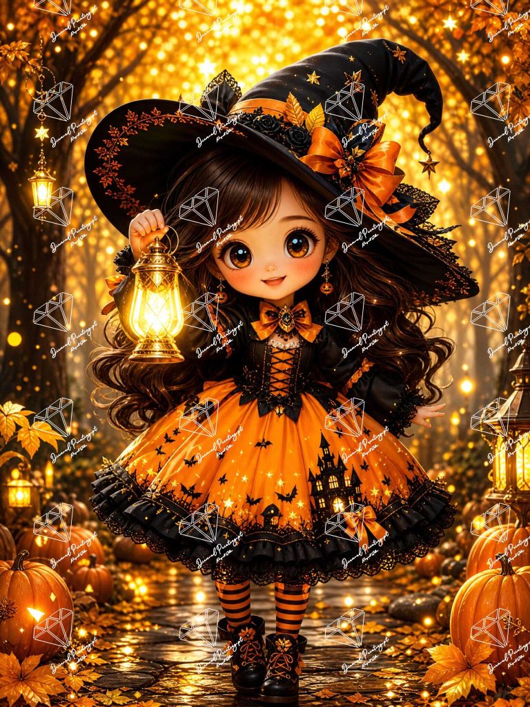 Pumpkin Lantern Witch